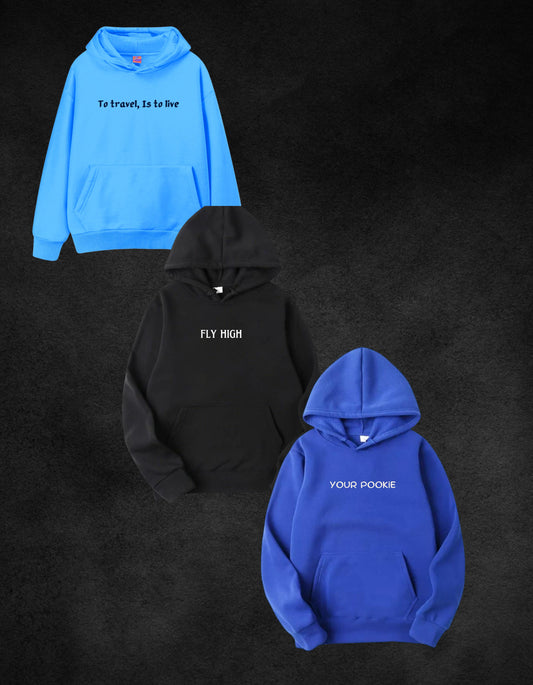 GET 3 HOODIES AT JUST 1999/-