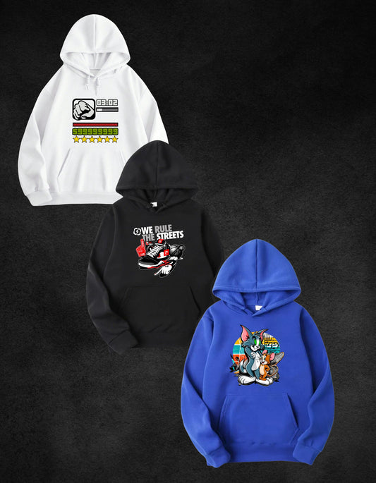 GET 3 HOODIES AT JUST 1999/-