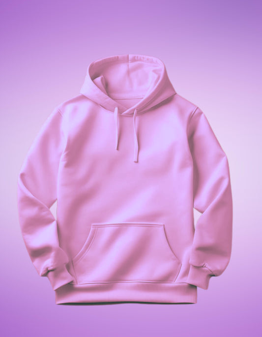 Trending Plain Pink Hoodie - Unixex