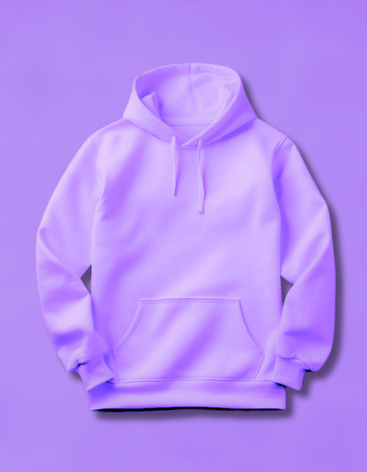 Trending Plain Lavender Hoodie - Unisex