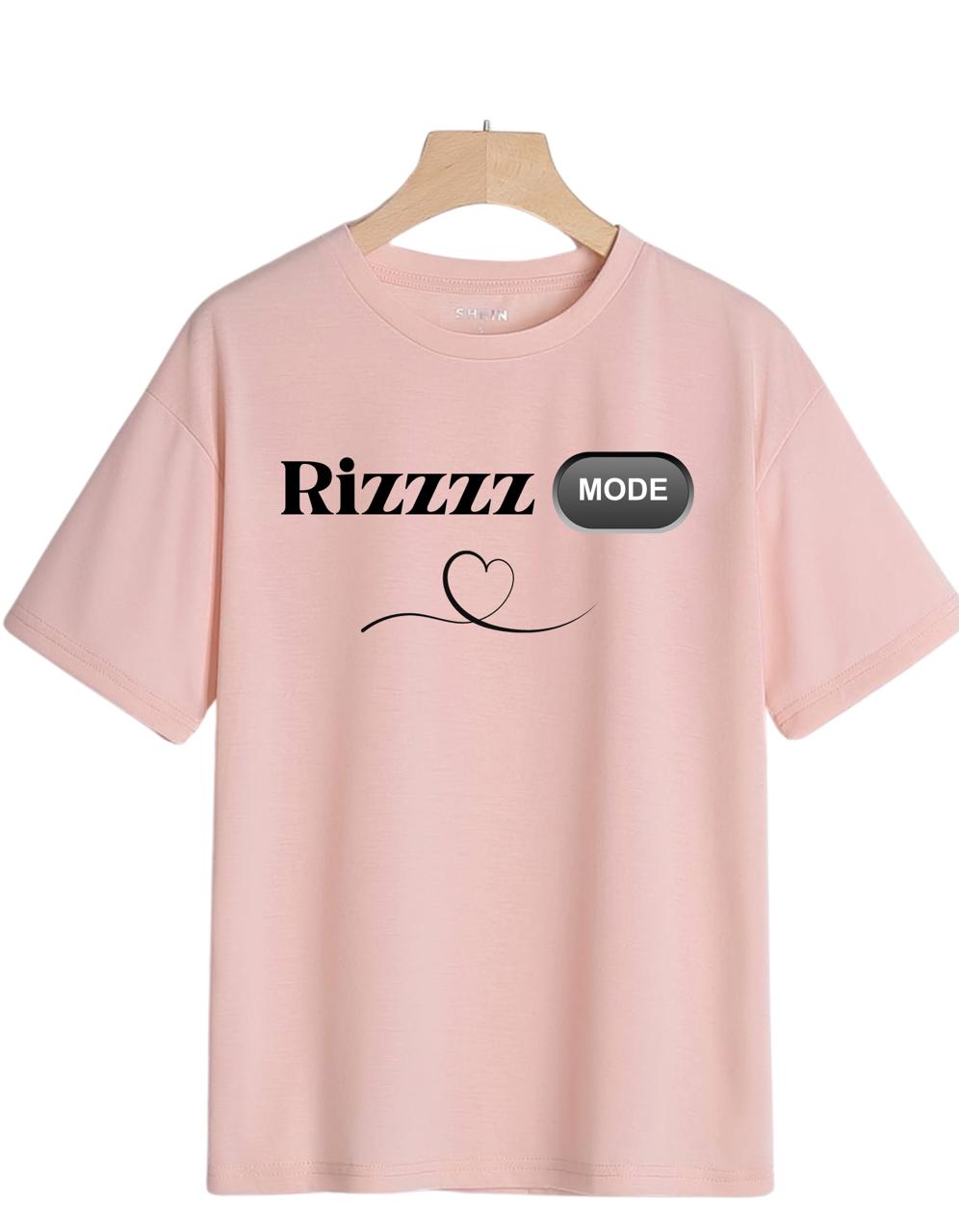 Rizz Peach Oversized Drop Tee - Unisex