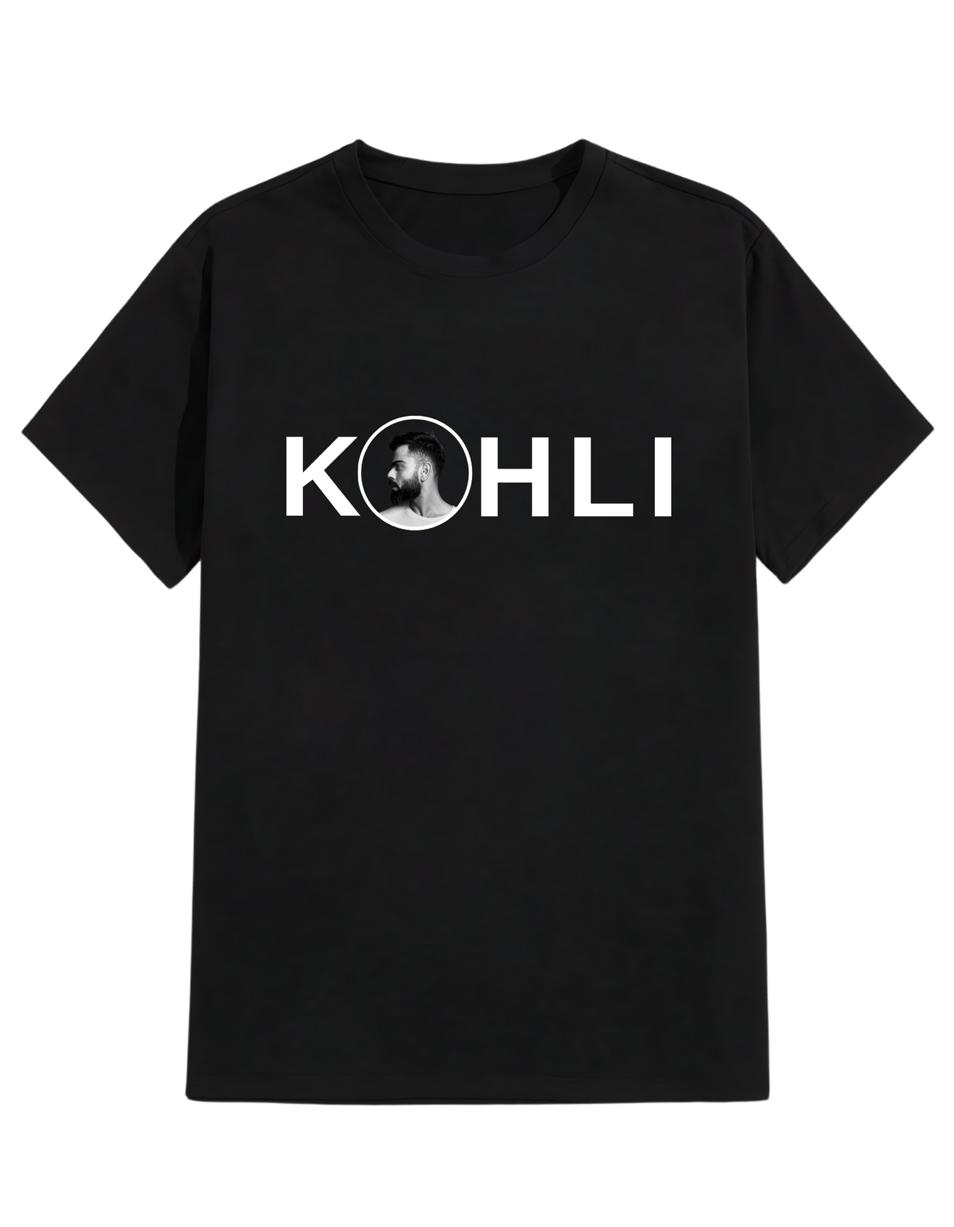 Virat Kohli Black T-Shirt - Unisex