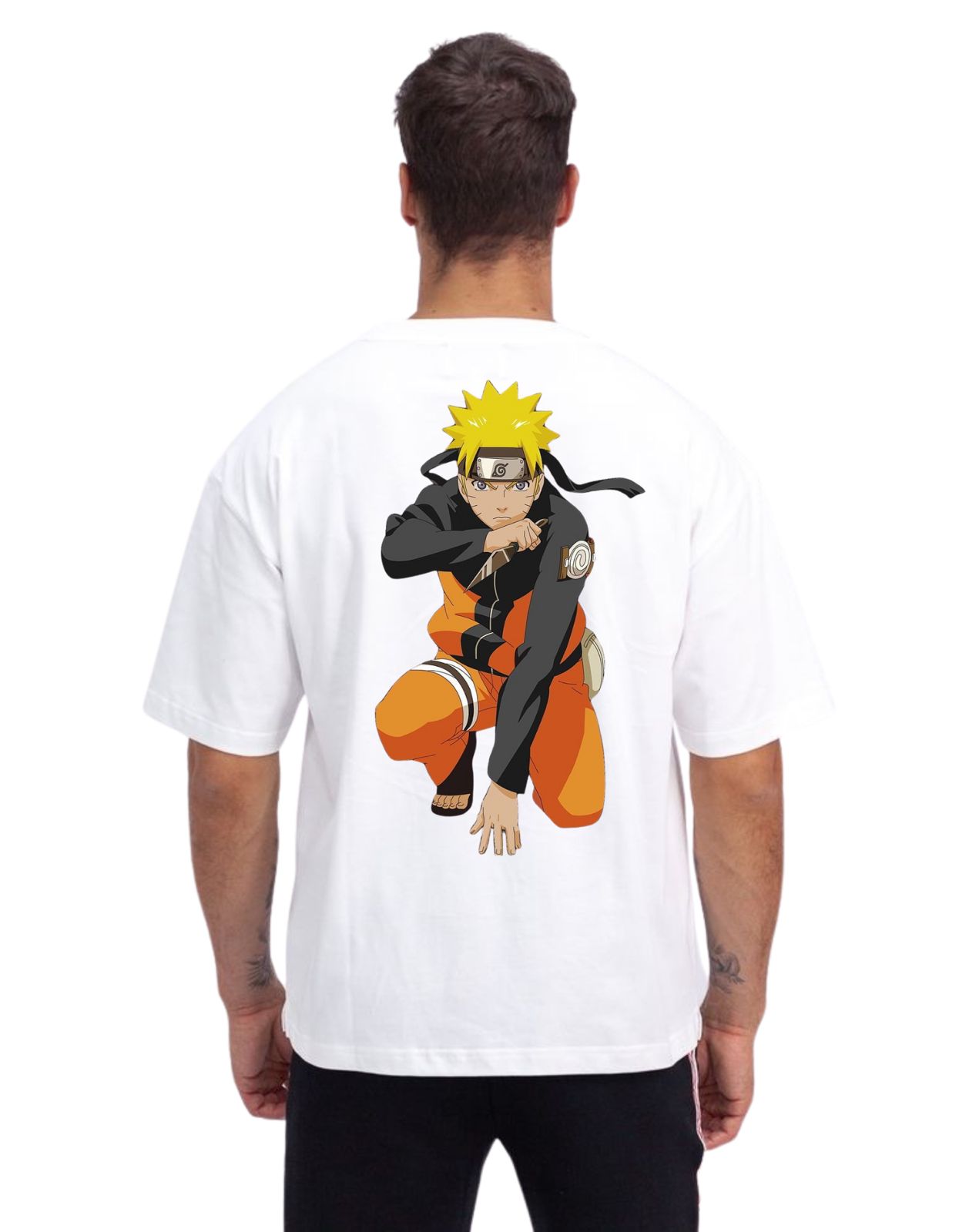 Naruto Front & Back Regular Fit Tshirt - Unisex